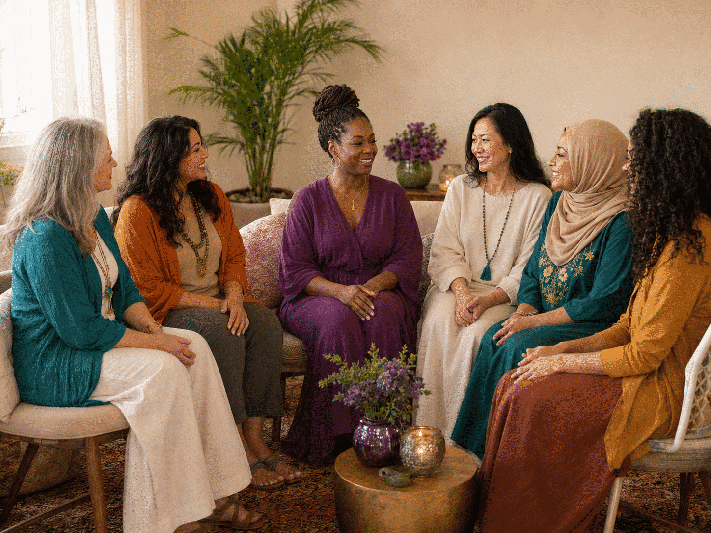 A welcoming women’s community setting centered on support and growth.
